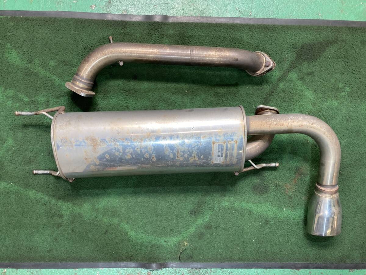 個人宅配送不可　BL系　アクセラ　　Auto Exe オートエグゼ　リアマフラー　MBL8Y00 JATA-10100005S LF-VDS用_画像2