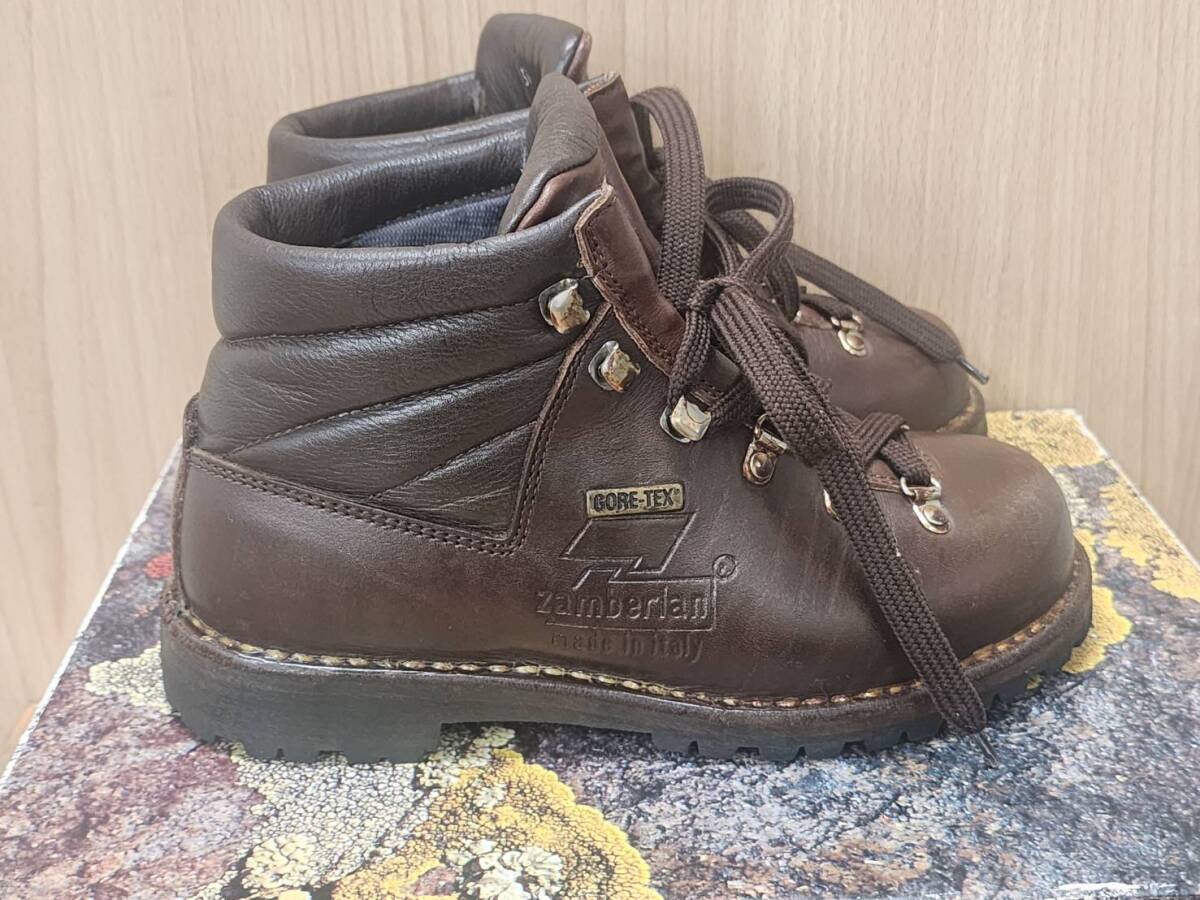 R70827 ZAMBERLAN ザンバラン FUJIYAMA フジヤマ 38 23cm相当 トレッキングブーツ トレッキングシューズ 登山靴 箱付き　_画像6
