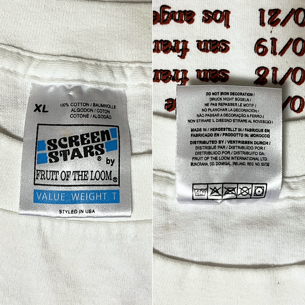 XLサイズ The Smashing Pumpkins スマッシングパンプキンズ Tシャツ スマパン バンド SIAMESE DREAM 白 新品（90s ビンテージ USA製 レア）_画像3