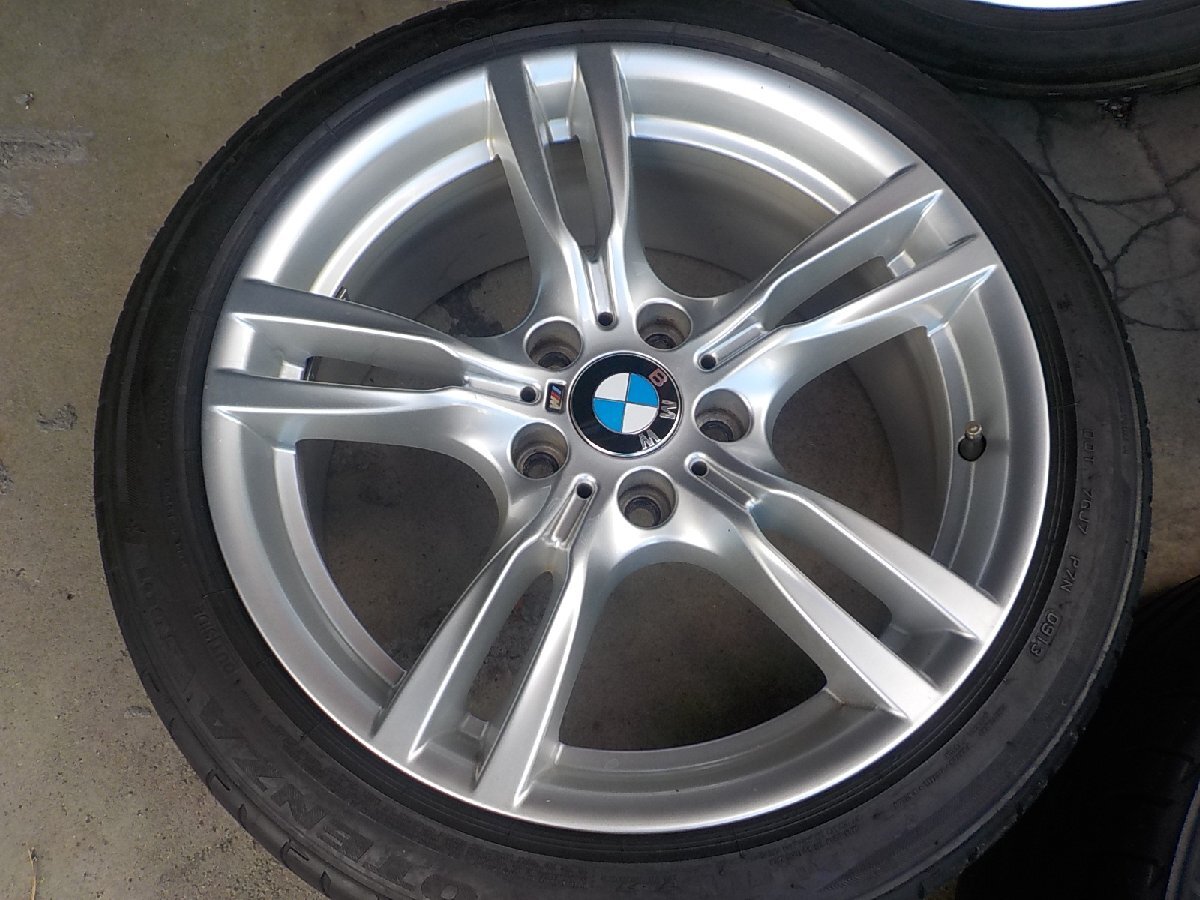 ■業者宛送料安BMW3シリーズF30　Mスポーツ純正18インチアルミタイヤ4本セット　8/8.5J+34/47　120/5　225/45　255/40-18■京都発_画像3