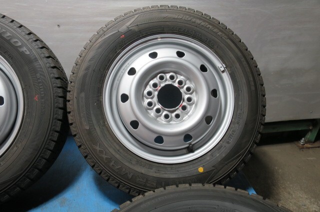 ◆2022年スタッドレス◆145/80R13 ◆DUNLOP WINTERMAXX WM02◆13×4J 4穴 PCD100◆軽サイズ 軽全般◆B 218_画像5
