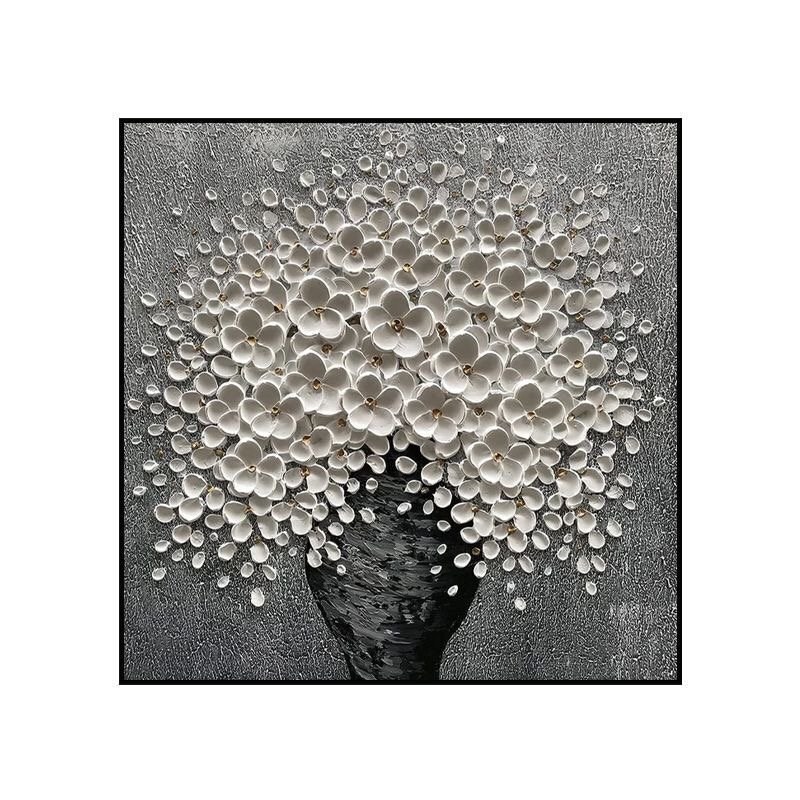 新作☆高品質 純粋な手描きの絵画 花 応接間掛画 玄関飾り 廊下