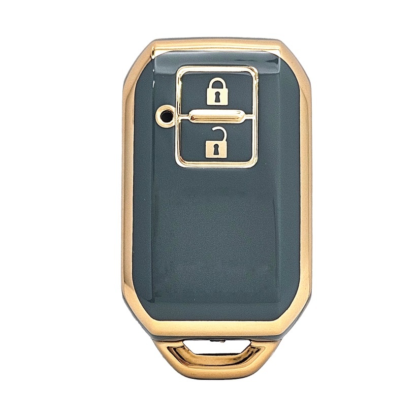 Suzuki Sierra ключ покрытие голубой 2 кнопка синий "умный" ключ чехол для ключей TPU производства дистанционный чехол для ключей