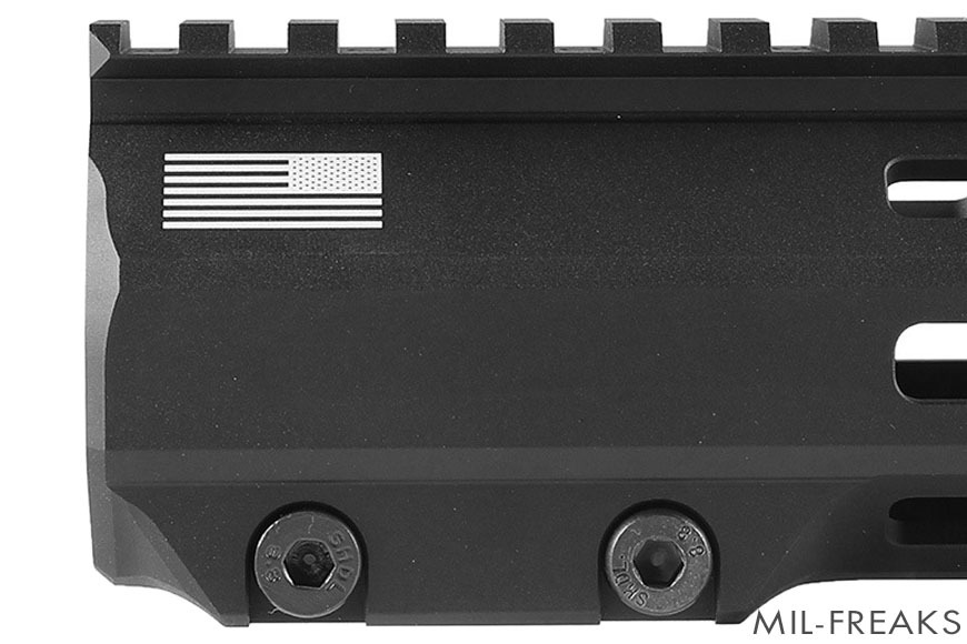 Airsoft Artisan Knight'sタイプ KAC URX MOD2.1 M-LOK ハンドガード 11インチ AEG/MWS/GBB/PTW ユニバーサル フィット_画像4