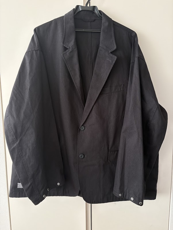 フレッシュサービス　ジャケット　パンツ　セットアップ　ブラック　L