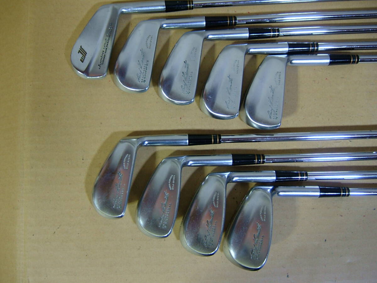 即決 中古 ブリヂストン 倉本プロモデル 3~9番、P+JUMBO MTNⅢ 2番 アイアン9本セット ダイナミックゴールドS400  ヤマト140サイズ_画像3
