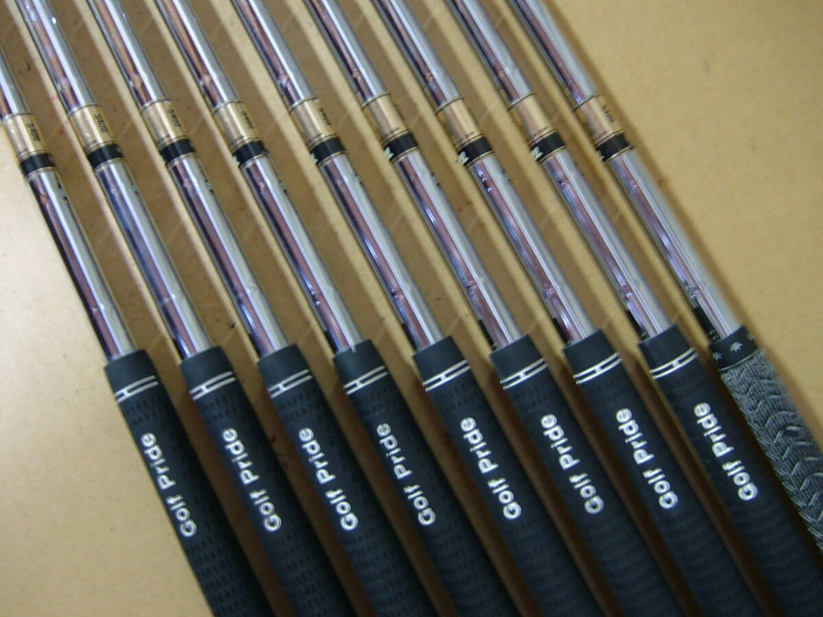 即決 中古 ブリヂストン 倉本プロモデル 3~9番、P+JUMBO MTNⅢ 2番 アイアン9本セット ダイナミックゴールドS400  ヤマト140サイズ_画像6