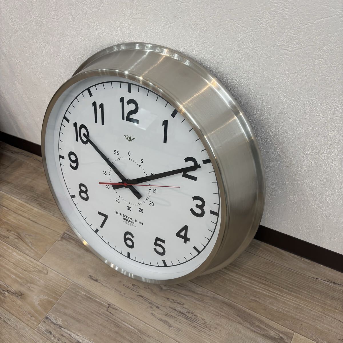美品ダルトンDULTON WALL CLOCK BRISTOL S-51 WD 楽天市場】特典付き！ 壁掛け時計 直径52cm DULTON/ダルトン