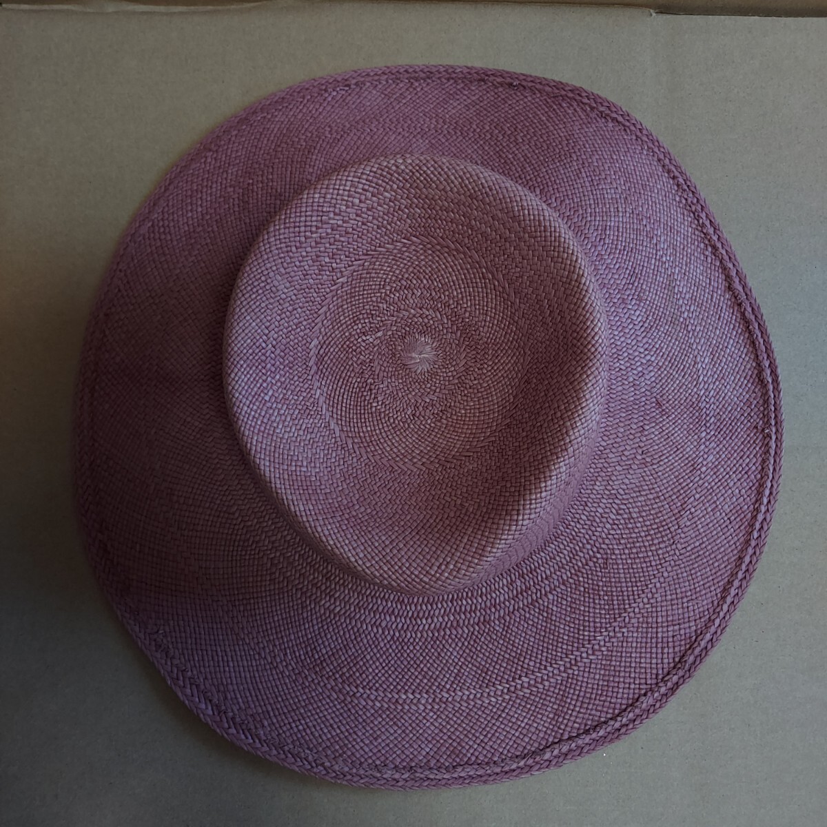 ストローハット strawhat HAT ストロー ハット 帽子 麦わら帽子 vintage ヴィンテージ ビンテージ 古着 古着屋 レア パナマハット Panama_画像8