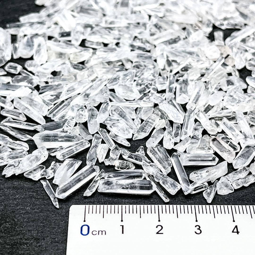 【ポイント100g】ブラジル産 5A 水晶 浄化用 クリスタル ポイント さざれ さざれ石 タンブル ナゲット 原石_画像2