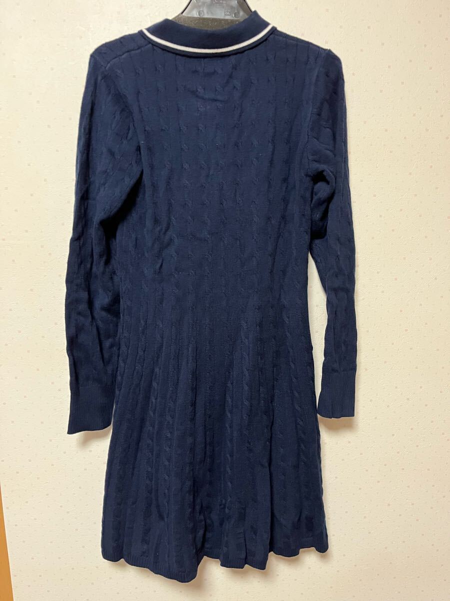 Rirandture POLO BCSコラボ ケーブルポロミニワンピース　ネイビー　サイズ1　リランドチュール　新品　タグ付き_画像3