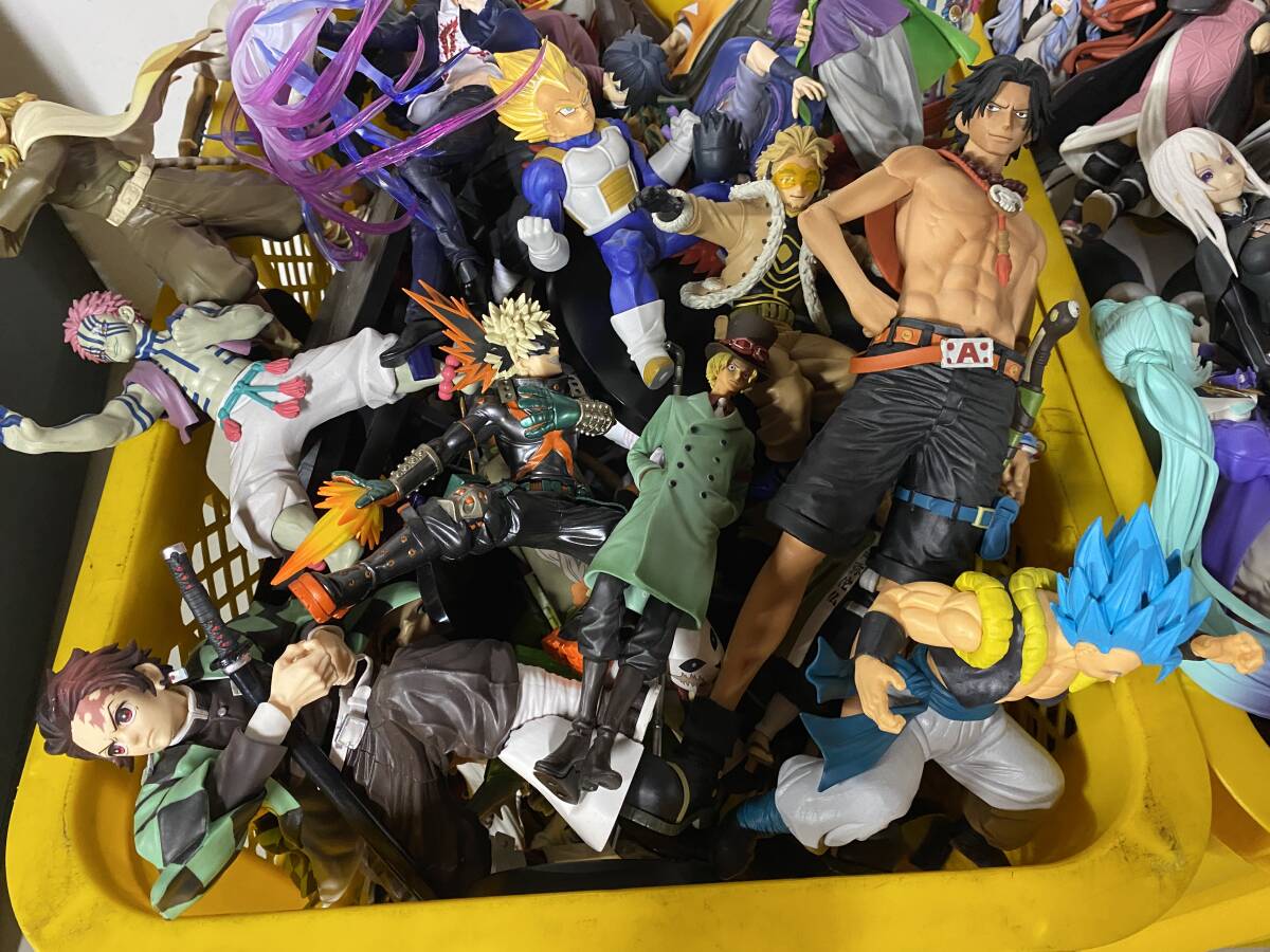 特価 フィギュア 30個 【ワンピ、リゼロ、呪術廻戦、ヒロアカ】 ☆ジャンク☆ フィギュア大量セット ワンピース ドラゴンボール
