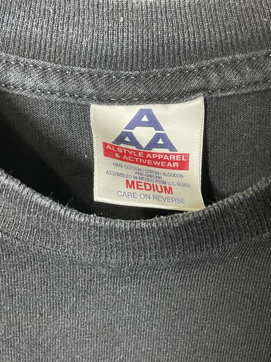 WWF WWE ビンテージ古着Tシャツ 2000年代初頭モノ DジェネレーションX サックイット Tシャツ Mサイズ_画像6