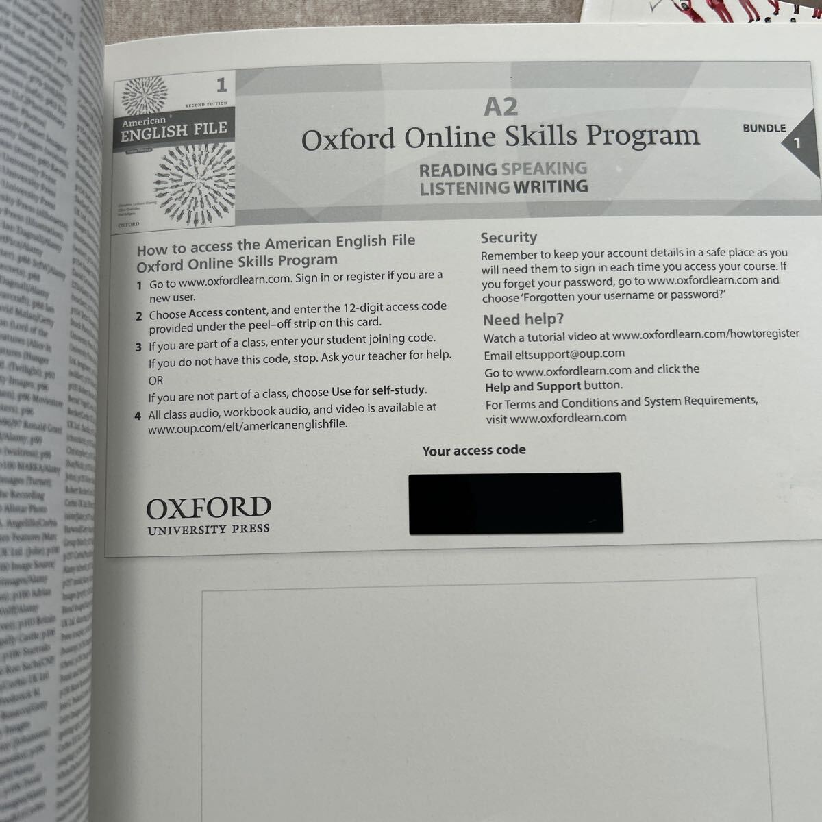 中１英語　英語のみ教材　教科書＆ワークブック2冊セット　音声　OXFORD American English File second edittion　_画像4