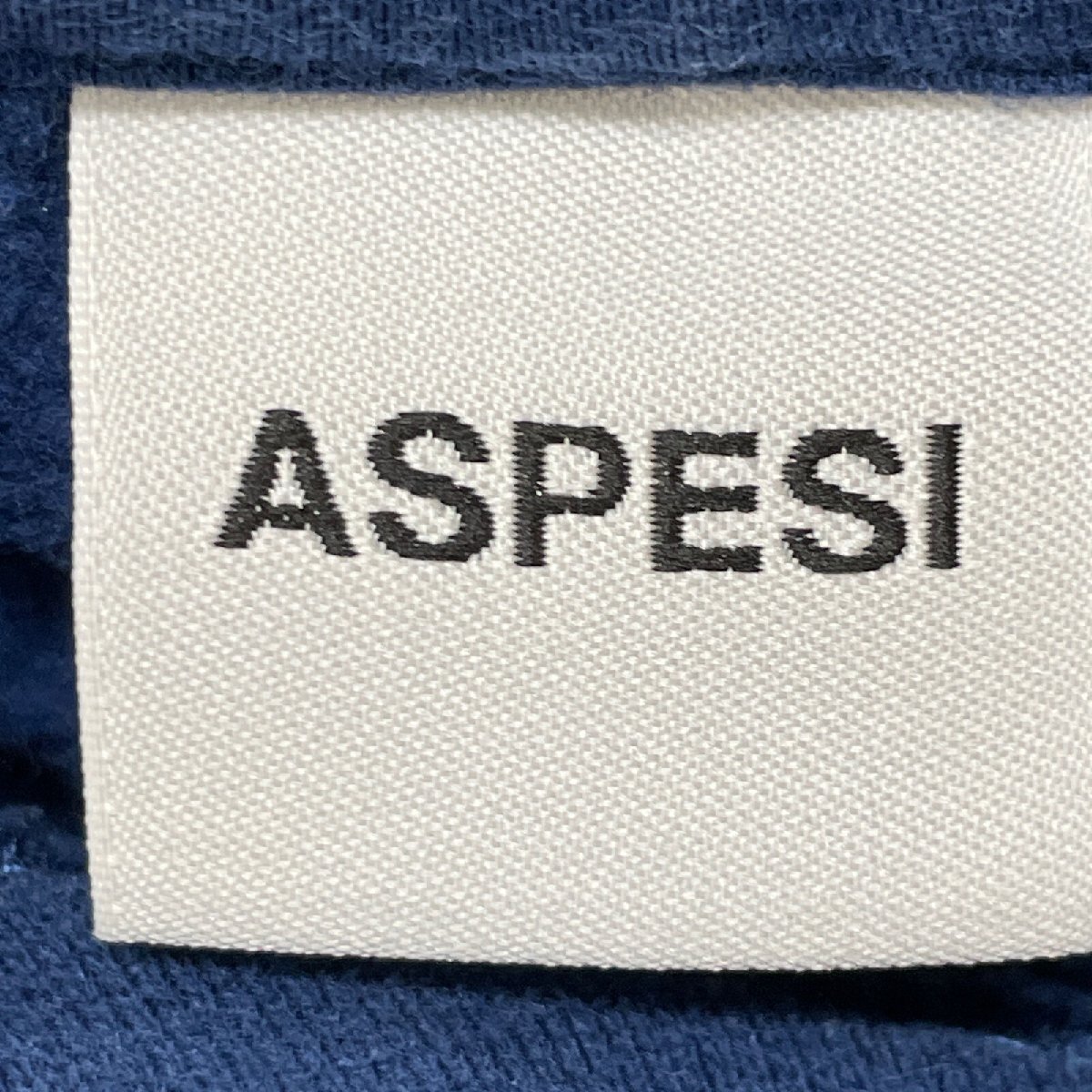 ASPESI アスペジ 04926AAY19L540 ブルー プルオーバー パーカー ブルー S トップス コットン メンズ 中古_画像4