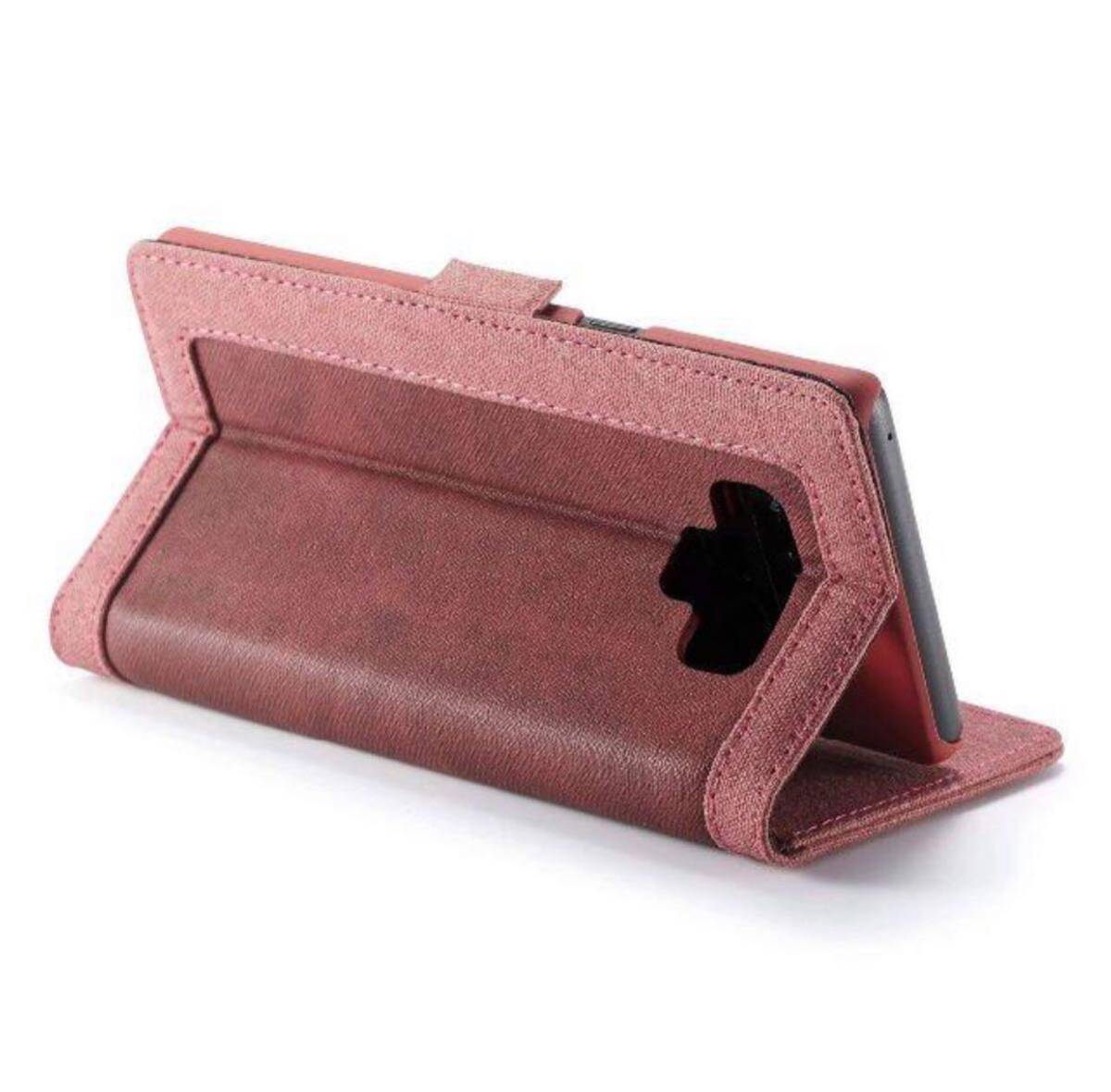 galaxy note9 кожанный кейс Galaxy Note 9 кейс SC-01L SCV40 блокнот type карта место хранения розовый 