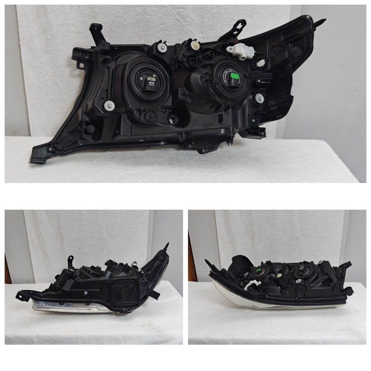 TOYOTA トヨタ 前期 ハロゲン UZJ200W ランドクルーザー 左右 ヘッドライト KOITO 60-129 打刻:4 メッキ 純正 ランクル_画像4