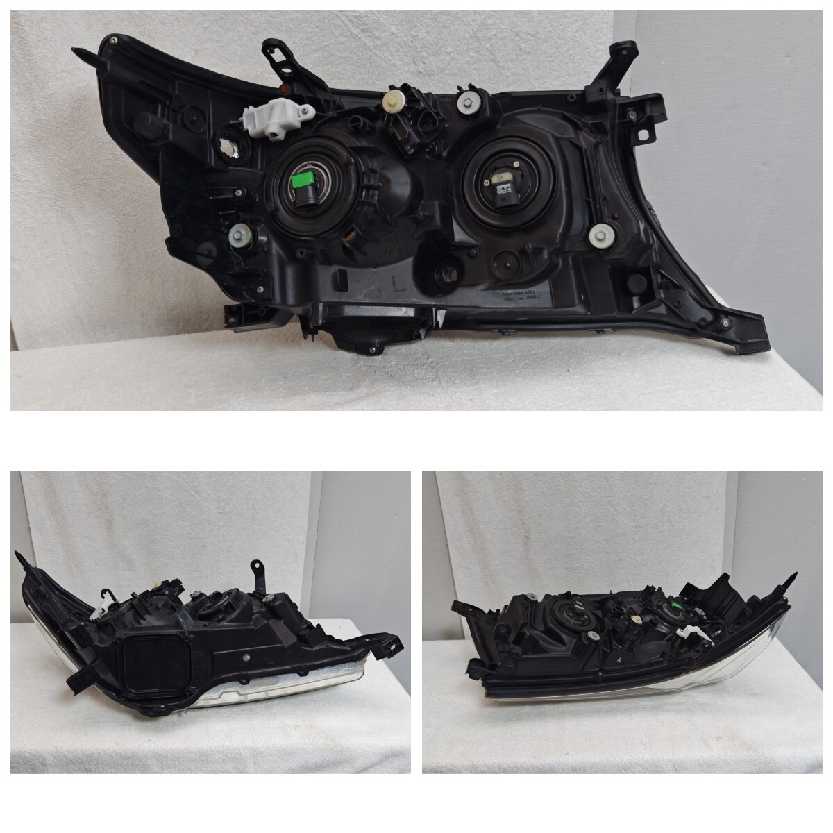 TOYOTA トヨタ 前期 ハロゲン UZJ200W ランドクルーザー 左右 ヘッドライト KOITO 60-129 打刻:4 メッキ 純正 ランクル_画像5