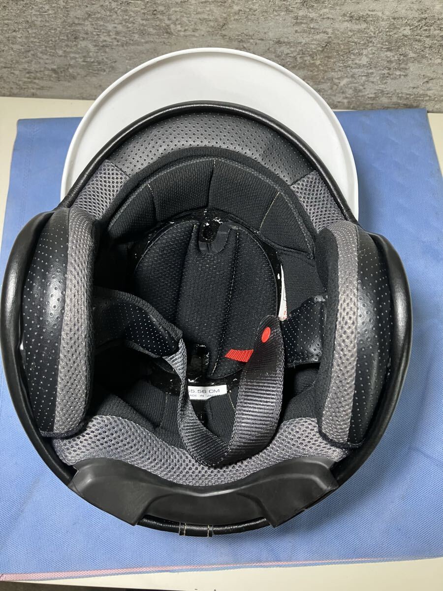 ［狀態(tài)良］ARAIアライ　CLASSIC AIRジェットヘルメット　バイザー付屬　サイズ55-56㎝