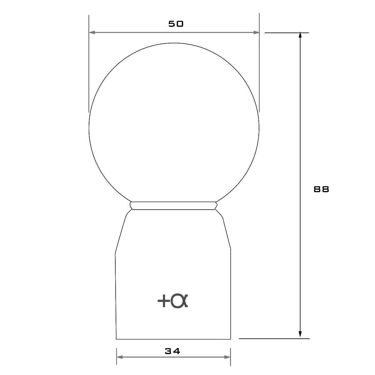 Plus Alpha Designs сандаловое дерево мяч рукоятка трансмиссии