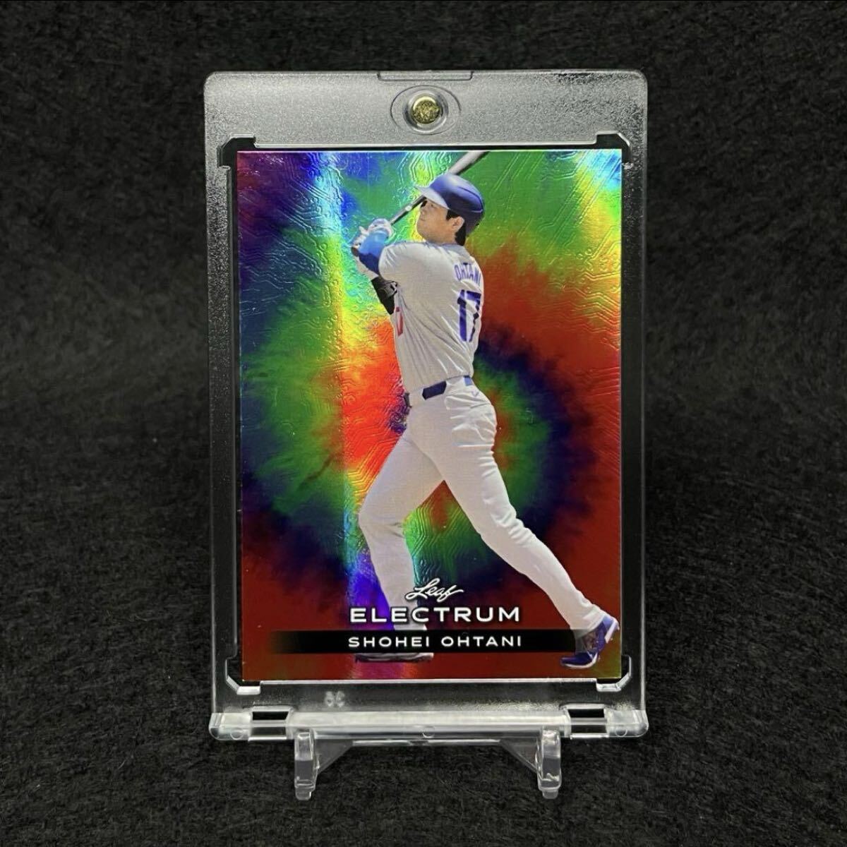 2024 Leaf ELECTRUM большой . sho flat Thai большой цвет Rainbow 75 листов ограничение doja-s форма Dodgers Baseball MLB Foil