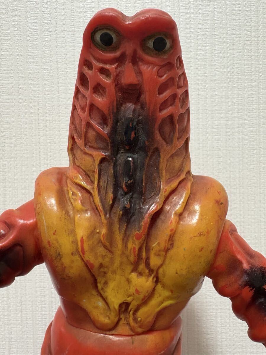 当時物　ゴドラ星人　マルサン製　ウルトラマン　円谷プロ　ソフビ　ブルマァク レア】ゴドラ星人 当時物 ソフビ マルサン ブルマァク 帰ってき