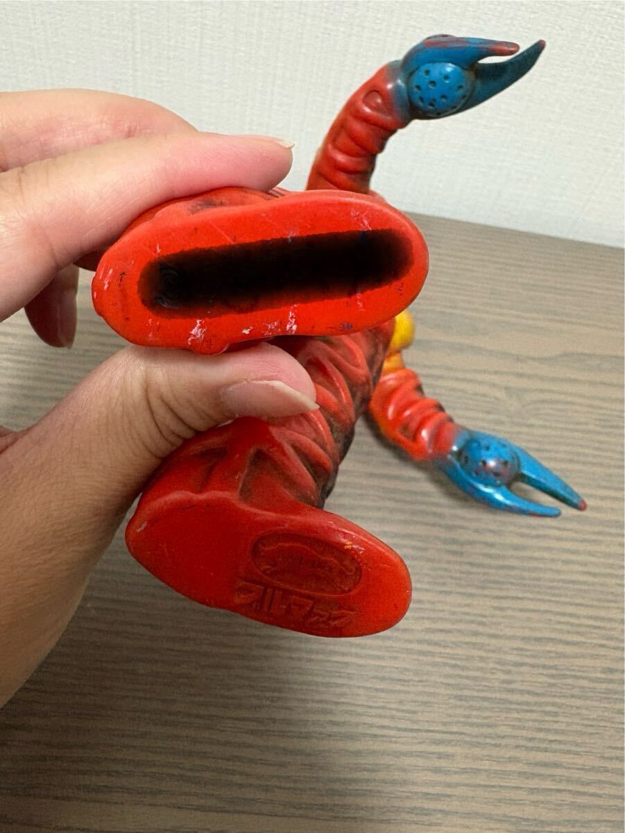 レア】ゴドラ星人 当時物 ソフビ マルサン ブルマァク 帰ってき