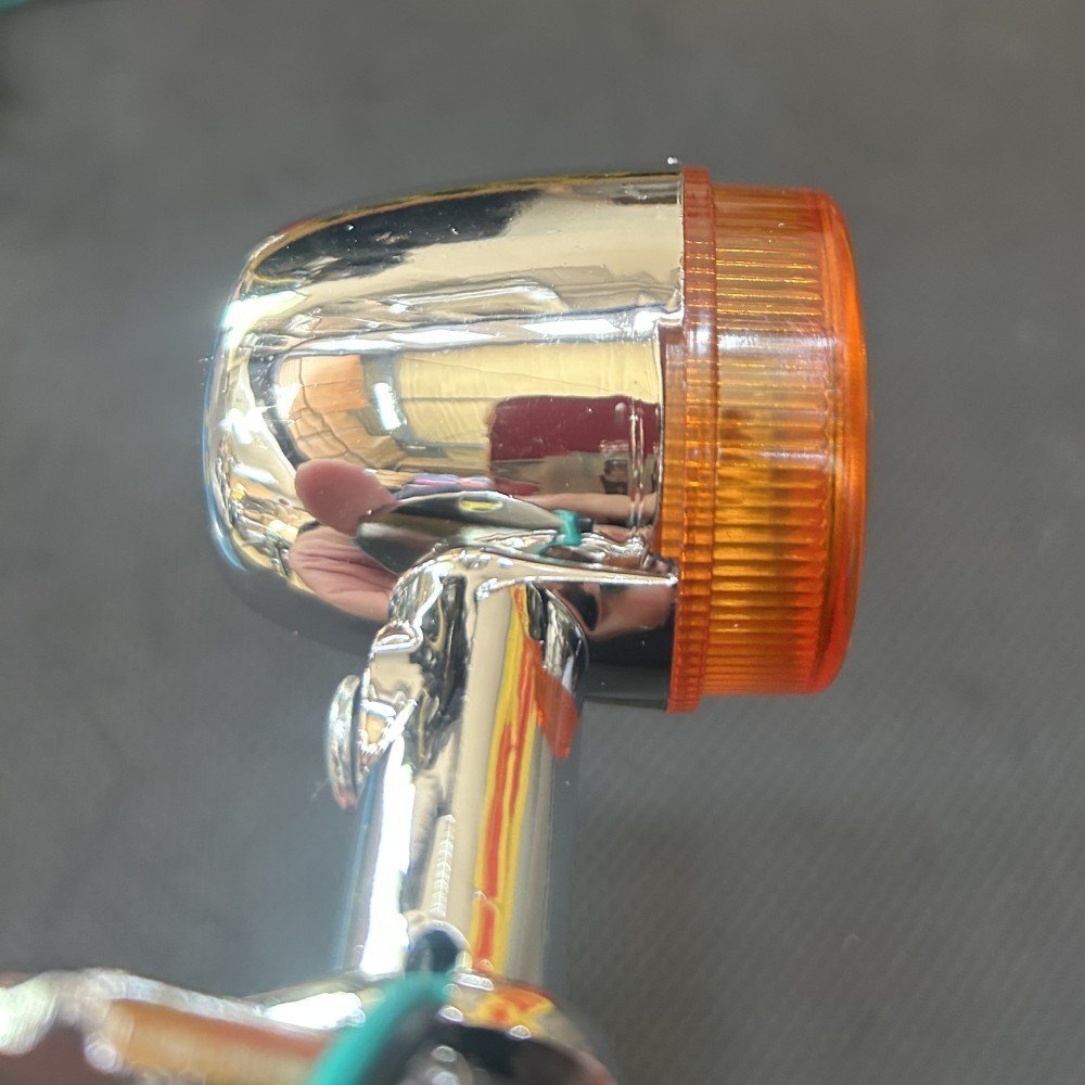 訳有 大特価!! MADMAX バイク用品 HONDA ホンダ ジャズ JAZZ リトルカブ マグナ50 純正タイプ ウインカー2個SET オレンジ 補修 修理_画像9