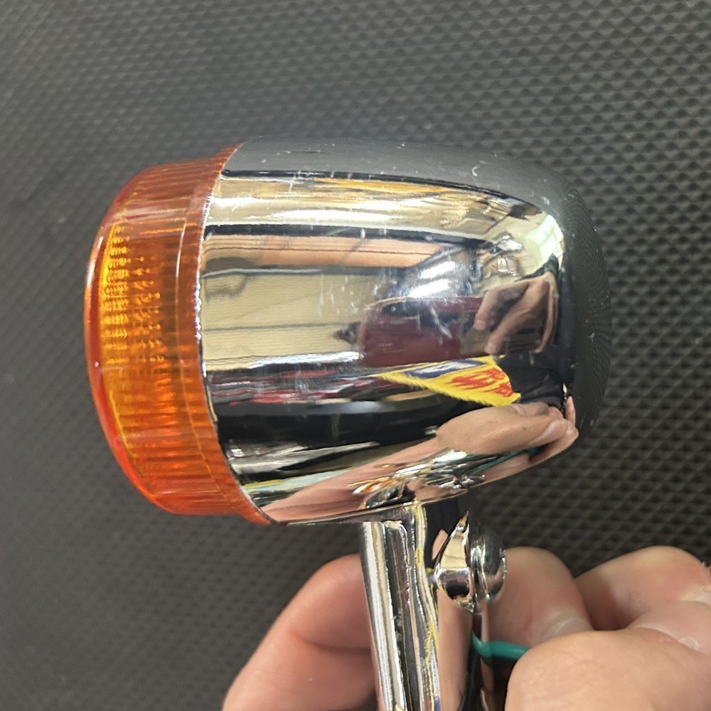 訳有 大特価!! MADMAX バイク用品 HONDA ホンダ ジャズ JAZZ リトルカブ マグナ50 純正タイプ ウインカー2個SET オレンジ 補修 修理_画像8