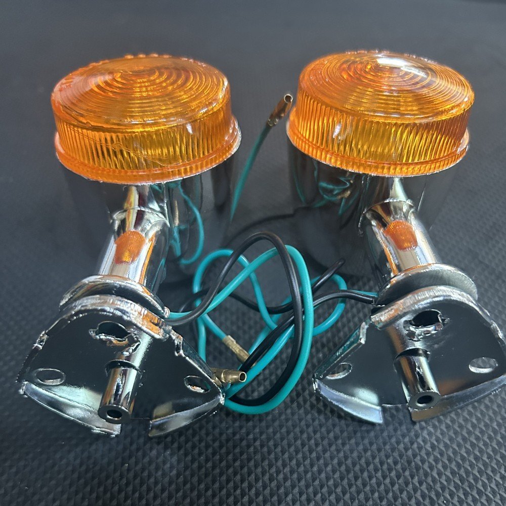 訳有 大特価!! MADMAX バイク用品 HONDA ホンダ ジャズ JAZZ リトルカブ マグナ50 純正タイプ ウインカー2個SET オレンジ 補修 修理_画像4