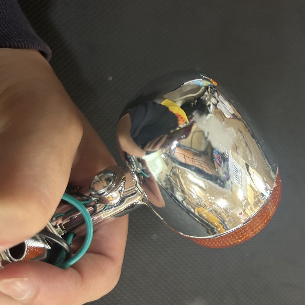 訳有 大特価!! MADMAX バイク用品 HONDA ホンダ ジャズ JAZZ リトルカブ マグナ50 純正タイプ ウインカー2個SET オレンジ 補修 修理_画像6