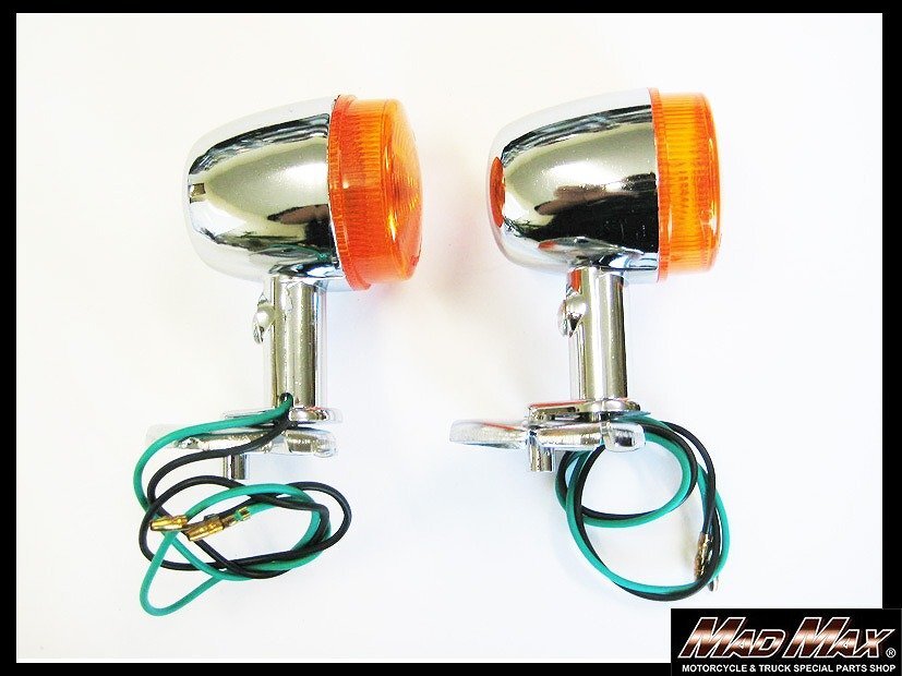 訳有 大特価!! MADMAX バイク用品 HONDA ホンダ ジャズ JAZZ リトルカブ マグナ50 純正タイプ ウインカー2個SET オレンジ 補修 修理_画像2