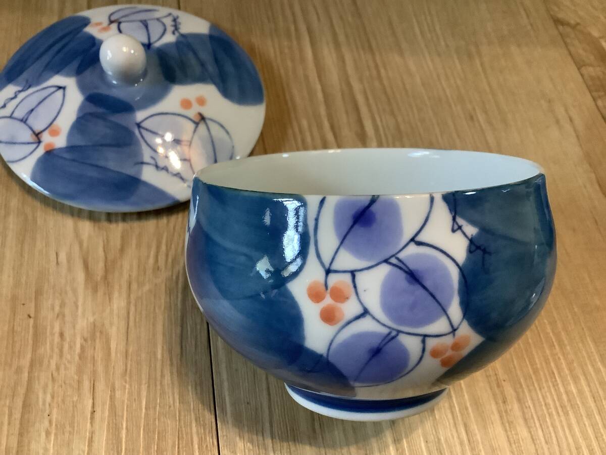 Arita . сосна синий произведение крышка имеется крышка имеется кружка три покупатель в комплекте жарение предмет