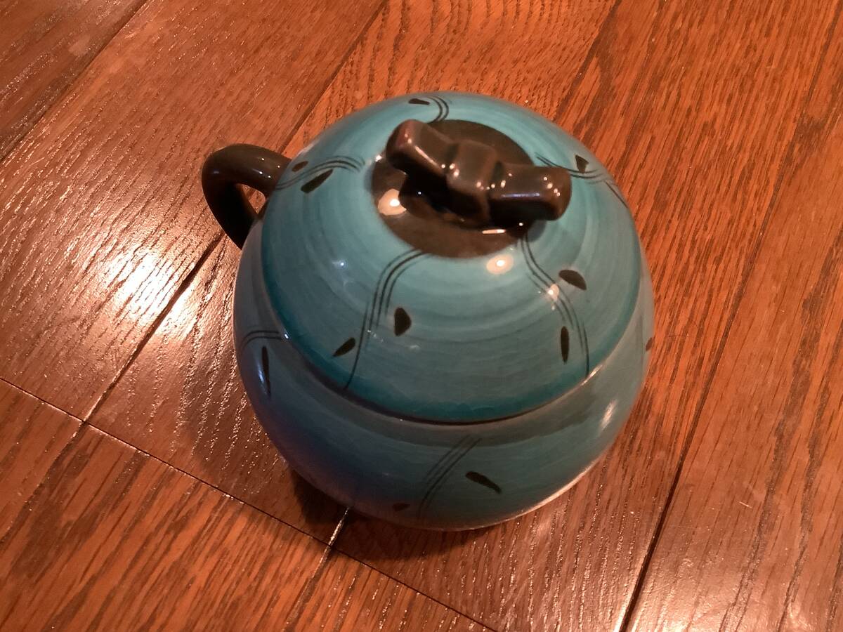 蓋付き　フタつきマグカップ　5セット　水色　ブラウン　陶器　陶磁器_画像5