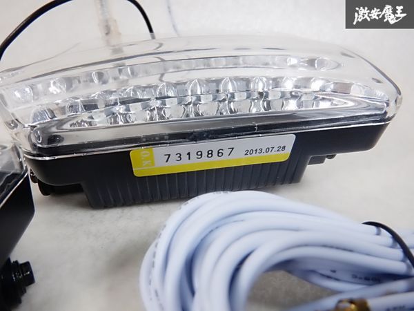 【新品未使用品★】社外 汎用 サイドマーカー ウィンカーレンズ コーナーレンズ アンバー 左右セット 即納 棚B9_画像5