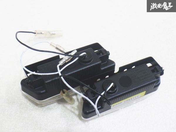 【新品/未使用/即発送】社外品 汎用 デイタイムランプ デイライト アンバー 左右 2個 全長 横 約10cm 縦 約2.5cm 即納 棚D9R_画像8