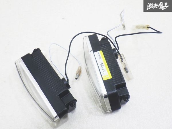 【新品/未使用/即発送】社外品 汎用 デイタイムランプ デイライト アンバー 左右 2個 全長 横 約10cm 縦 約2.5cm 即納 棚D9R_画像7