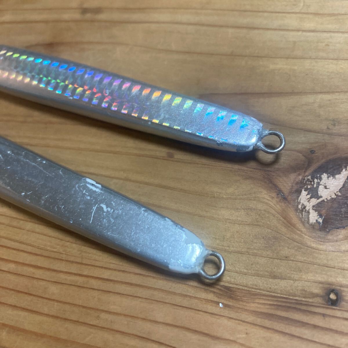 シーフロアコントロール　アーク　120g スロージギング スピネギ　フルシルバー　ブルーシルバーエンドグロー_画像4