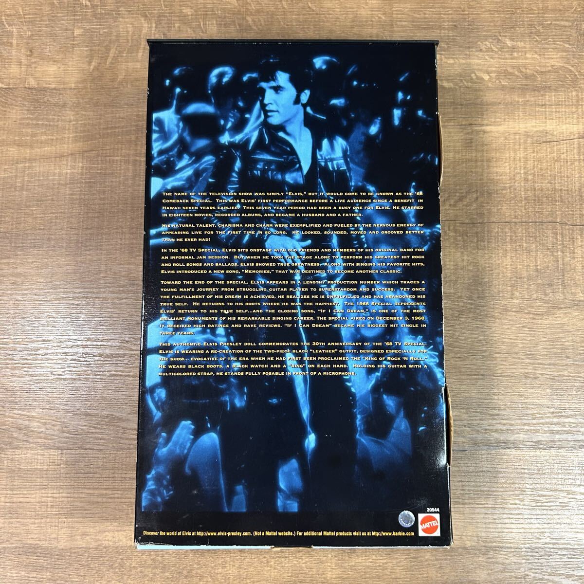 貴重 MATTEL エルヴィス・プレスリー フィギュア 1998年製 ELVIS DOLL 30周年 ドール コレクション 人形 バービー Barbie_画像7