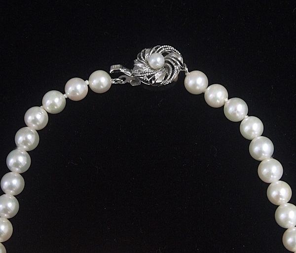 ◆ 在庫大処分！超得プライス！■ 服部セイコー ★ ” 照りと艶 ” の綺麗な本真珠 ★ 6.0-6.3mm ◆あこやパール ネックレス◆ 冠婚葬祭 ◆_画像7