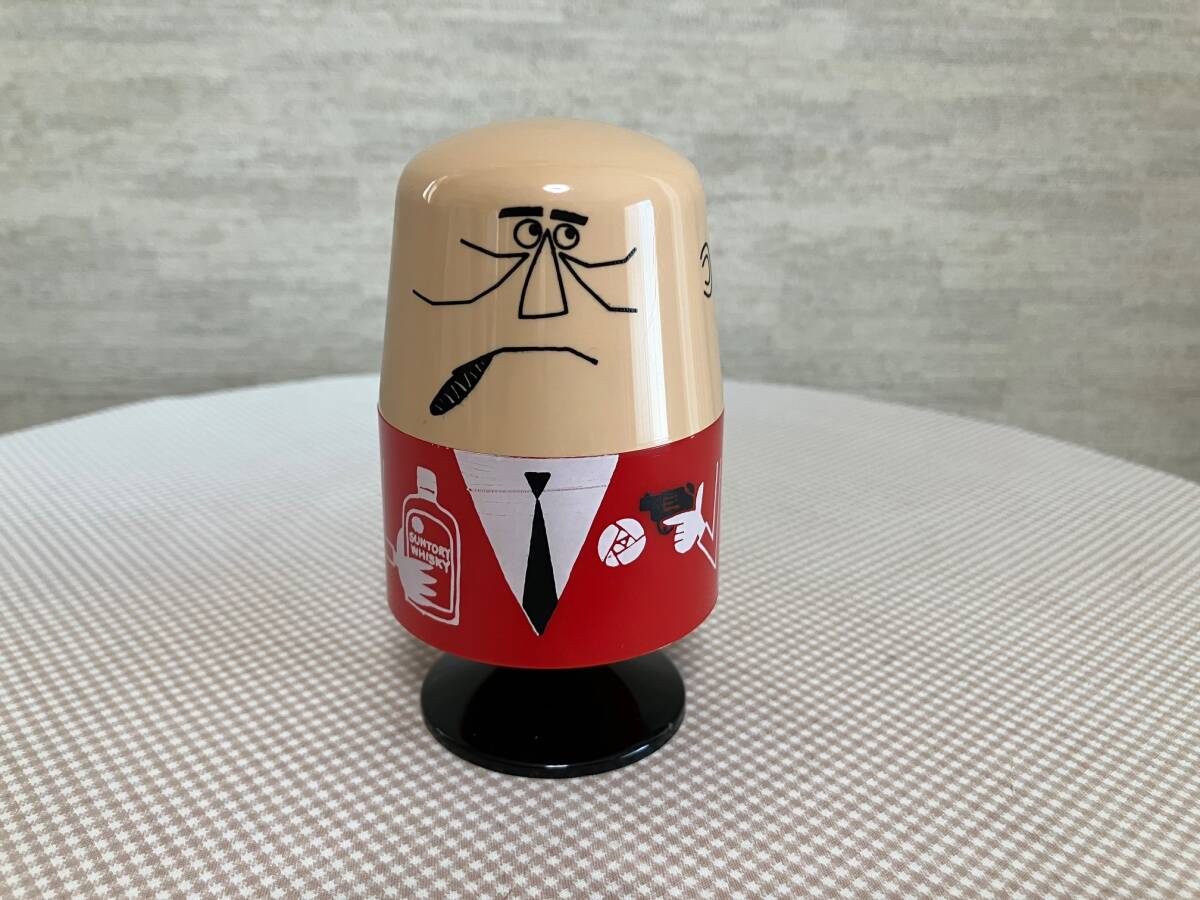 昭和レトロ 正真正銘 元祖 アンクルトリス ウィスキー トリス 柳原良平 本物 サントリー ウイスキー 柳原良平 アンクルトリス 爪楊枝入れ