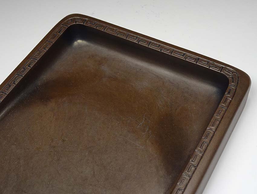 中国四大硯 端渓硯 澄泥硯 七福神 老坑 蓋台 唐物 時代物 硯箱 古美術 緑屋t□ 中国古玩 澄泥硯 蓋台 端渓硯 唐物 時代物 書道具 i9/7