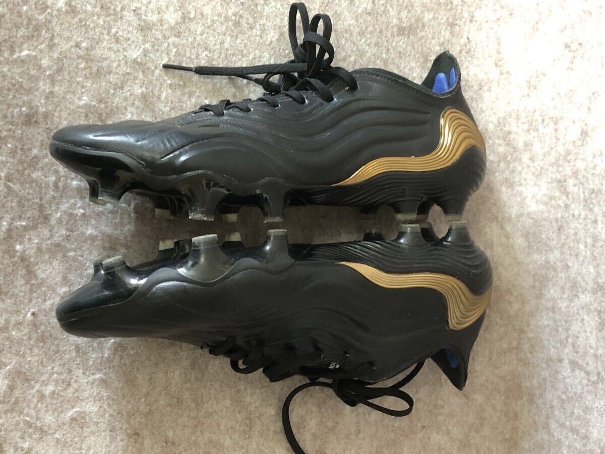 アディダス adidas コパ センス COPA Sense.1 FG クリート フュージョンスキン FUSION SKIN コアブラック ゴールドメタリック 27.5cm_画像6