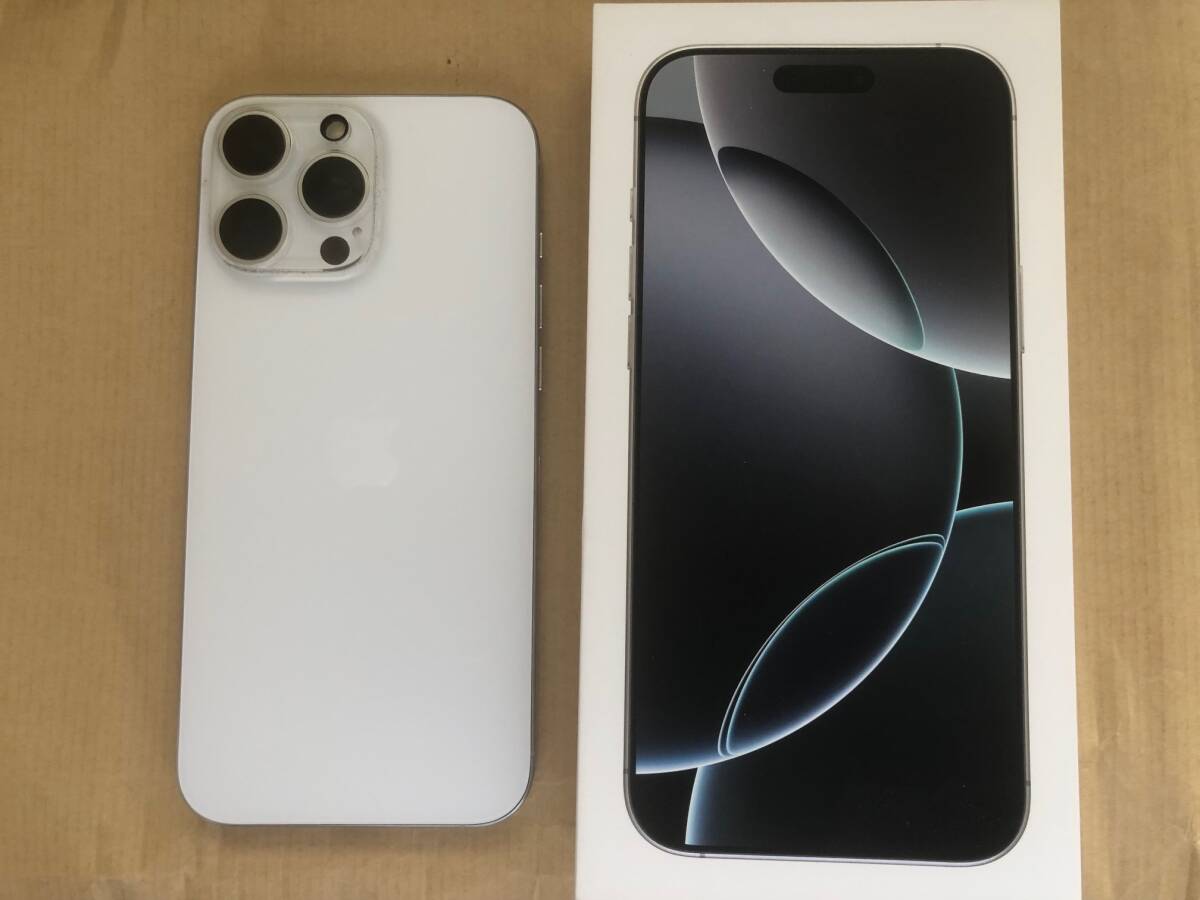 iPhone16 Pro Max 256GB ホワイトチタニウム SIMフリー