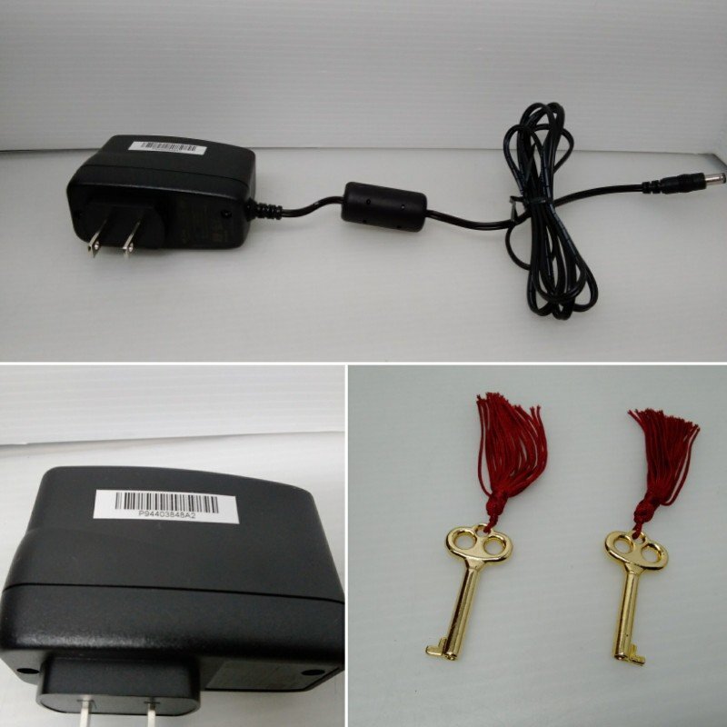 木製 ワインディングマシーン 4本巻 5本収納 ウォッチ ワインダー 時計収納 ケース 鍵付き 寄木_画像8