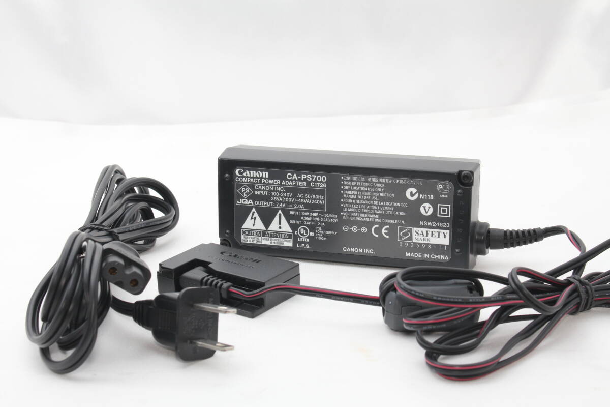★極上美品 初心者おすすめ Canon ACアダプターキット ACK-E5 ★ CA-PS700 N コンパクトパワーアダプター DR-E15 DCカプラー ★ 20250811_B