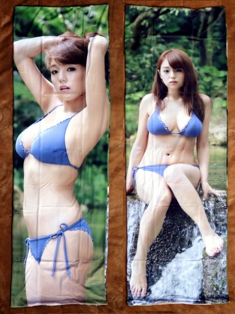 ☆新品未開封・送料無料☆　篠崎愛　抱き枕カバー 160cm×50cm (両面印刷、ファスナー付) 2wayトリコット　_画像1
