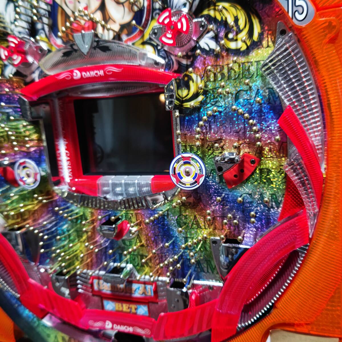 パチンコ 実機 レトロ ギャンブラー愛 Yahoo!オークション - レトロ中古パチンコ実機/大一/CR