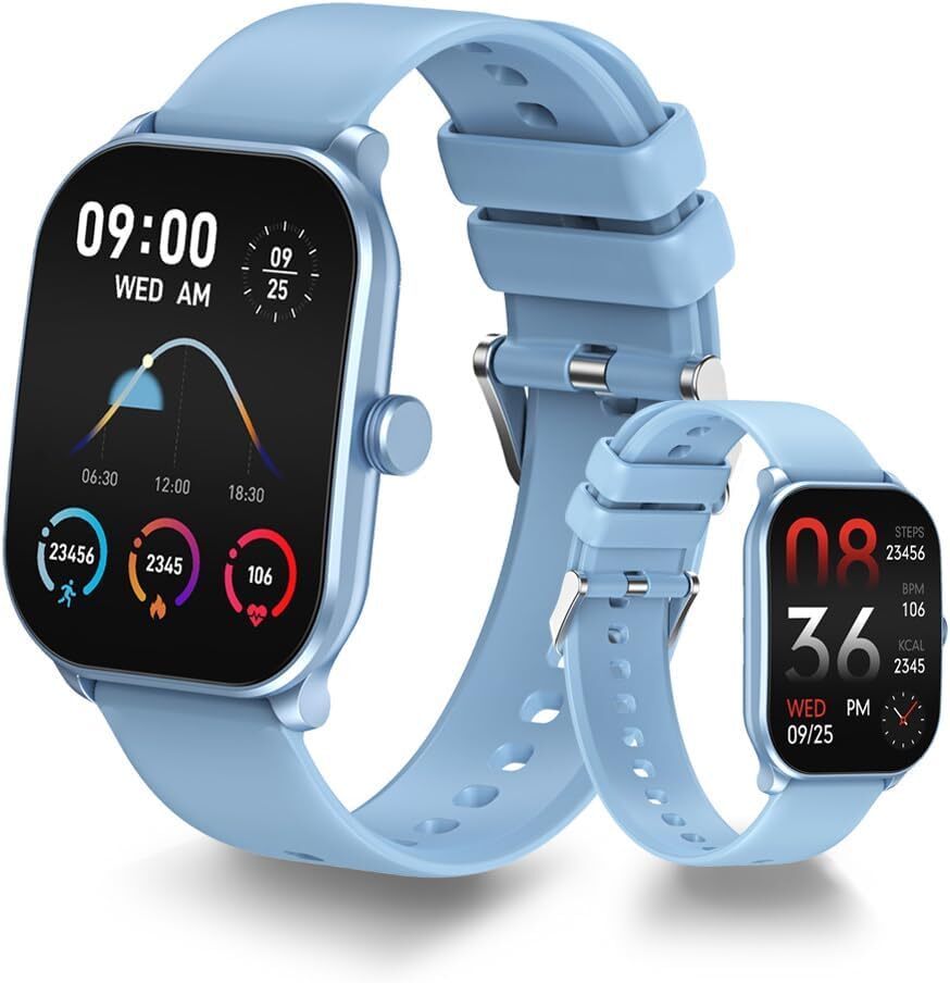  голубой цвет рука изначальный . будущее ... эволюция серия смарт-часы 2025 осень промышленные круги новинка 2.1 дюймовый большой экран самый длинный 14 дней. аккумулятор жизнь 