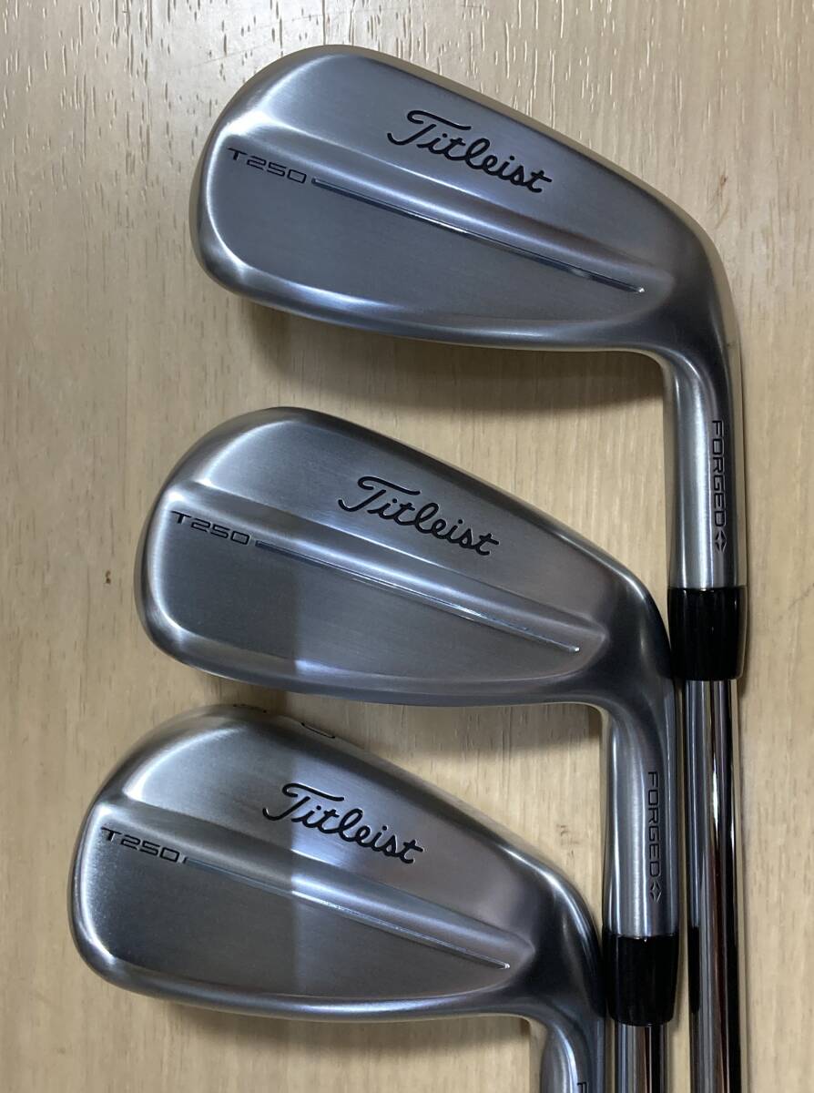 【中古 美品】タイトリスト 2025 T250 アイアン ＃5~PW (6本セット) NS PRO 880 AMC (S)